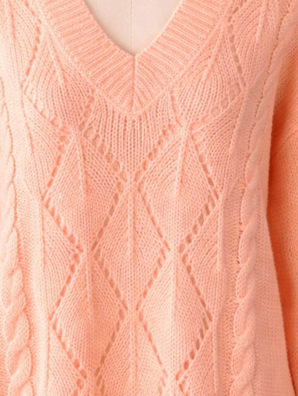 Haberdashery Wool Blend Cable Knit Sweater – Medium - Picture 2 of 5